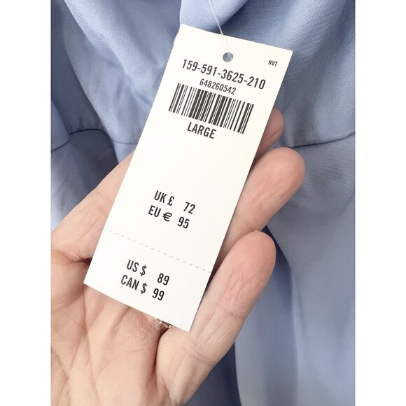Abercrombie & Fitch Light Blue Midi Dress - Picture 7 of 12